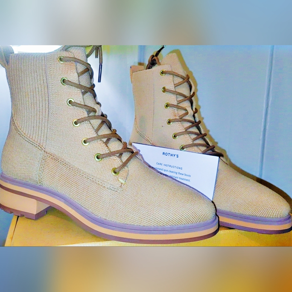 Rothy's Laced Lug Boot